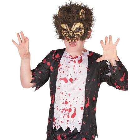 STYLER - Latex weerwolf masker voor kinderen - Maskers > Masquerade masker